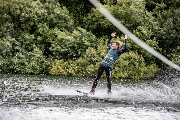Scott Lees at the 2022 Malibu Boats UK Wakeboard And Wakesurf Nationals - Photo Mantis Pro Media